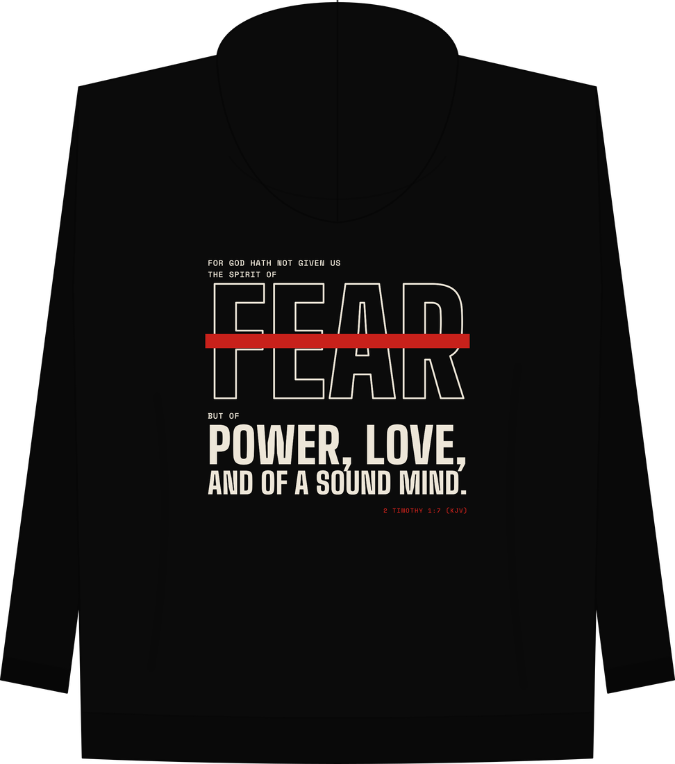 Not Fear Hoodie, back