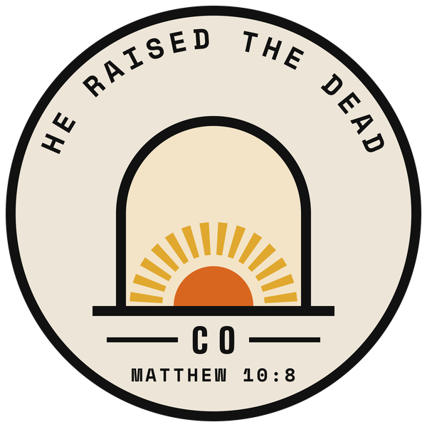 He Raised The Dead Co badge