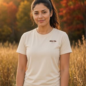 He Raised The Dead Co Rise Up and Walk Tee in Natural, worn, front